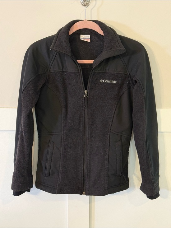 Columbia Jackets & Blazers - Columbia Black Fleece Jacket XS Full Zip Lightweight Outdoor Coat
